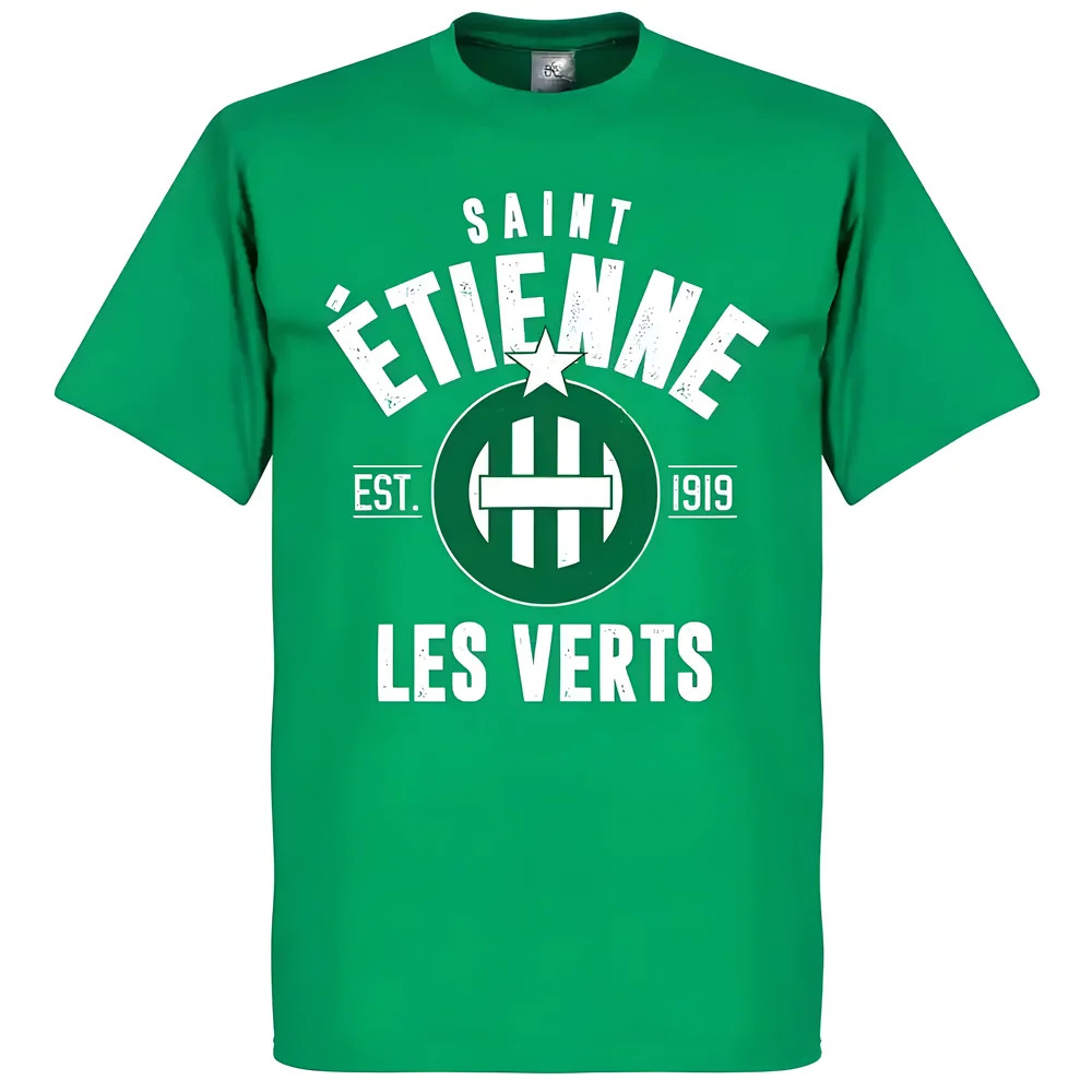 Etienne Established T-Shirt - Polyester St. Etienne Made By: Soccer Tees Men's Green Medium
