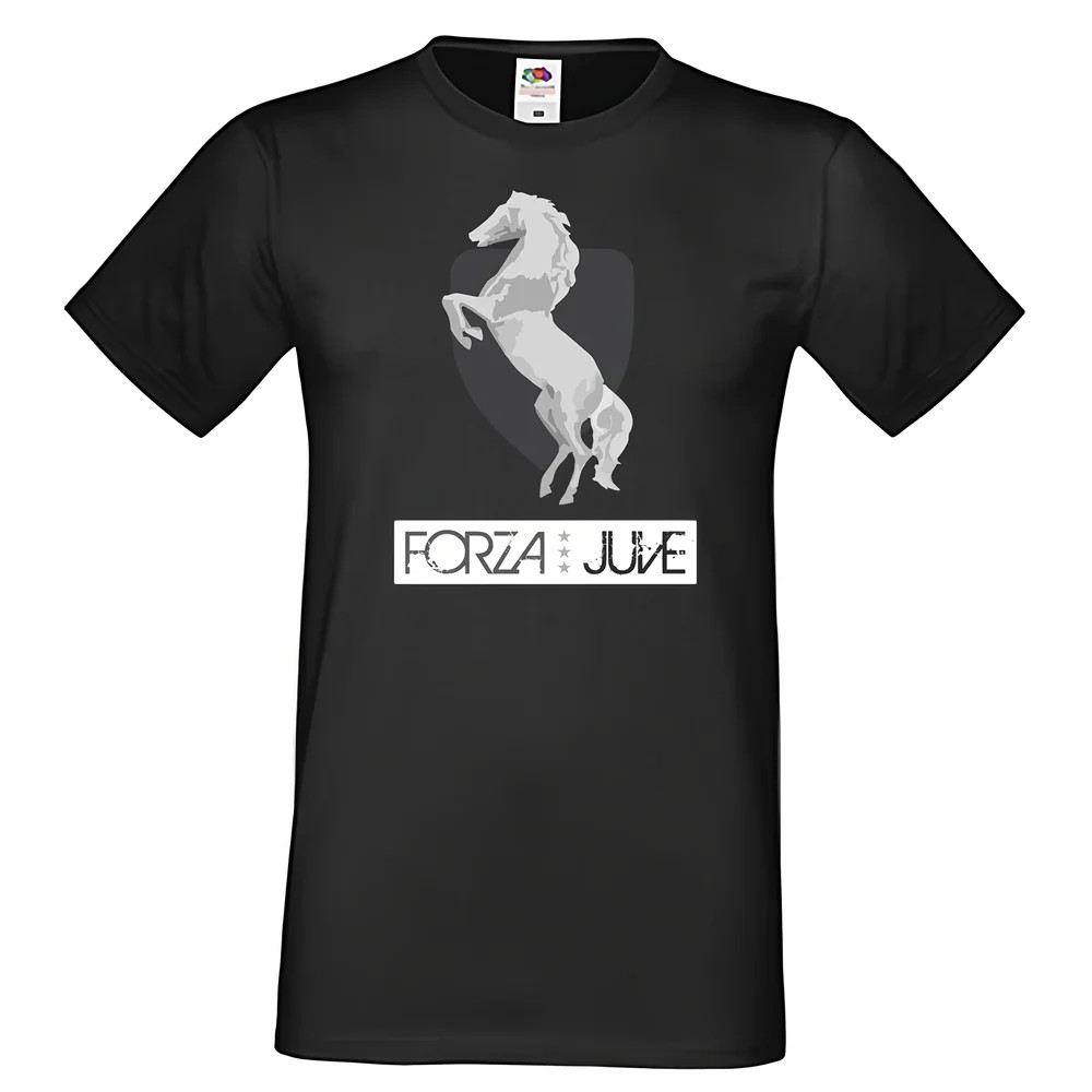 Forza Juventus T-Shirt (Black) - Del Piero 10 Polyester Made By: Gildan Men's Black Large
