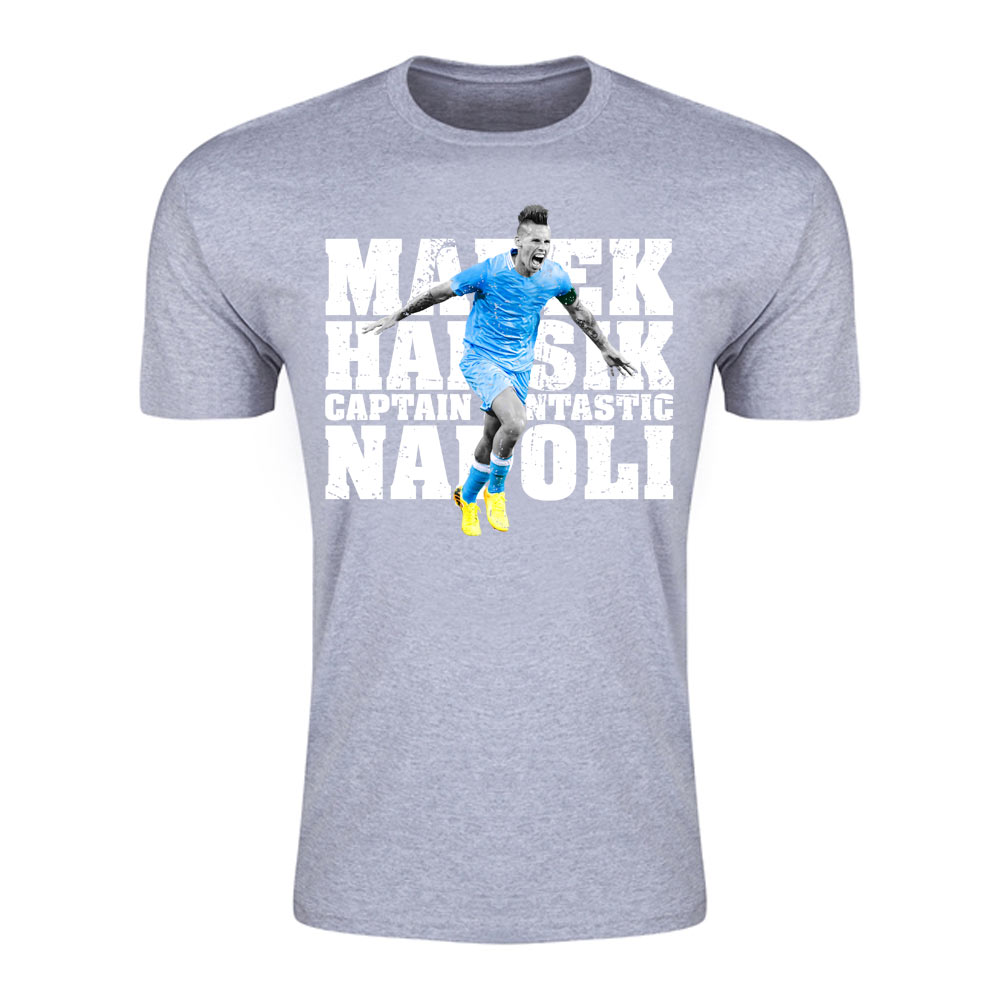 Click to view product details and reviews for Marek Hamsik Captain Fantastic T Shirt Grey.