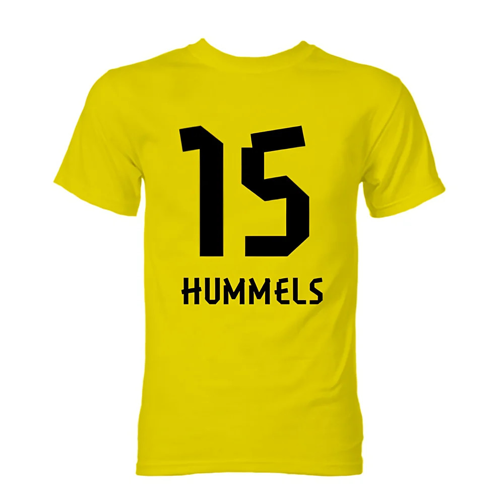 Click to view product details and reviews for Mats Hummels Borussia Dortmund Hero T Shirt Yellow. Click to view product details and reviews for Mats Hummels Borussia Dortmund Hero T Shirt Yellow.