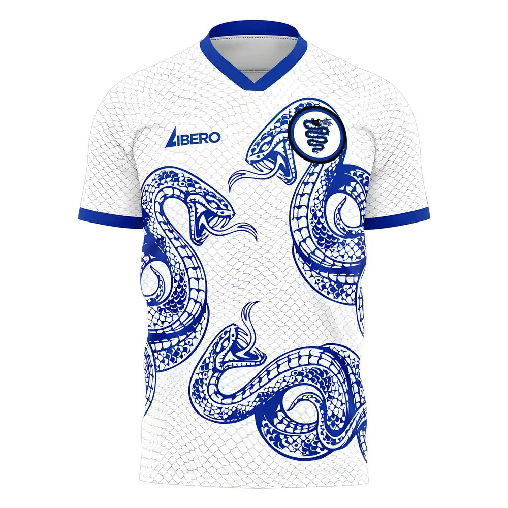 '25-'26 Inter Away Concept Football Kit (Libero) Polyester Inter Milan Made By: Libero Sportswear Men's White Extra Large