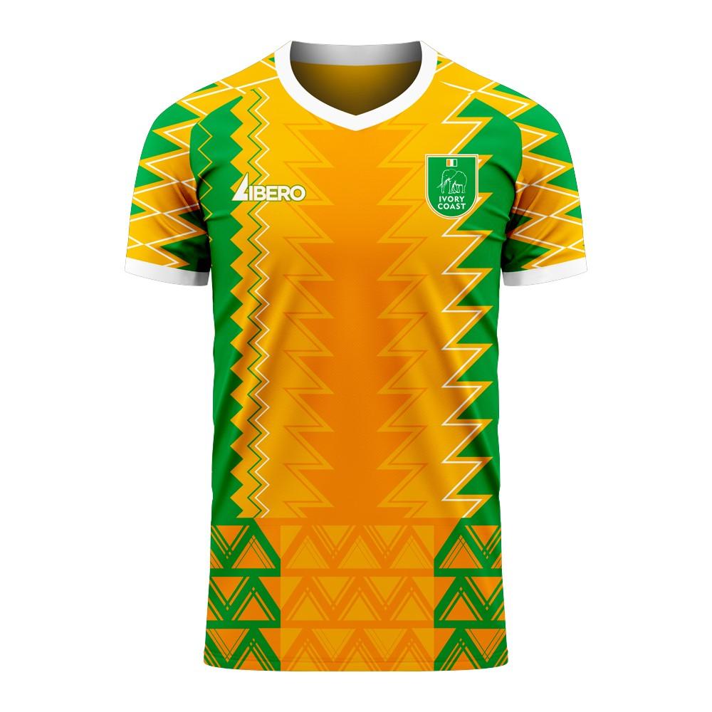 ego Eftermæle Vil have Ivory Coast 2023-2024 Home Concept Football Kit (Libero)  [IVORY2021HOMELIBERO] - Uksoccershop