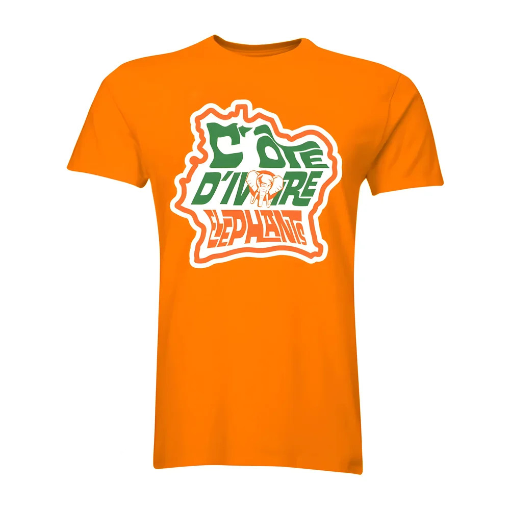 Click to view product details and reviews for Ivory Coast The Elephants T Shirt Orange. Click to view product details and reviews for Ivory Coast The Elephants T Shirt Orange.