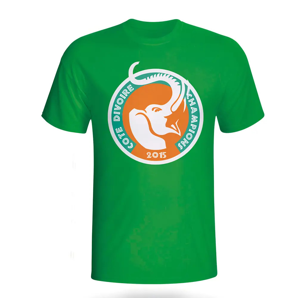 Click to view product details and reviews for Ivory Coast 2015 African Nation Winners Tee Green.