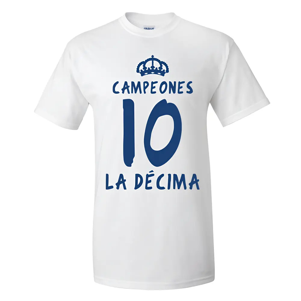 Click to view product details and reviews for Real Madrid La Decima T Shirt White. Click to view product details and reviews for Real Madrid La Decima T Shirt White.