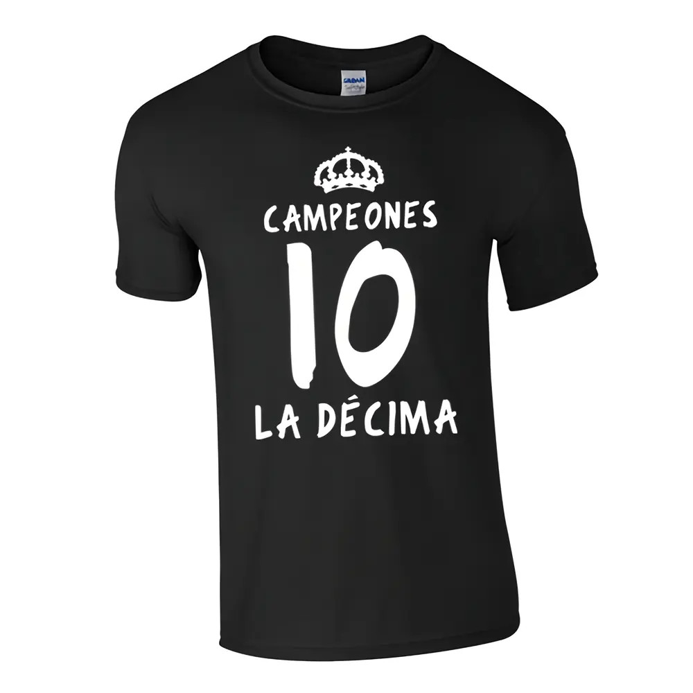 Click to view product details and reviews for Real Madrid La Decima T Shirt Black. Click to view product details and reviews for Real Madrid La Decima T Shirt Black.