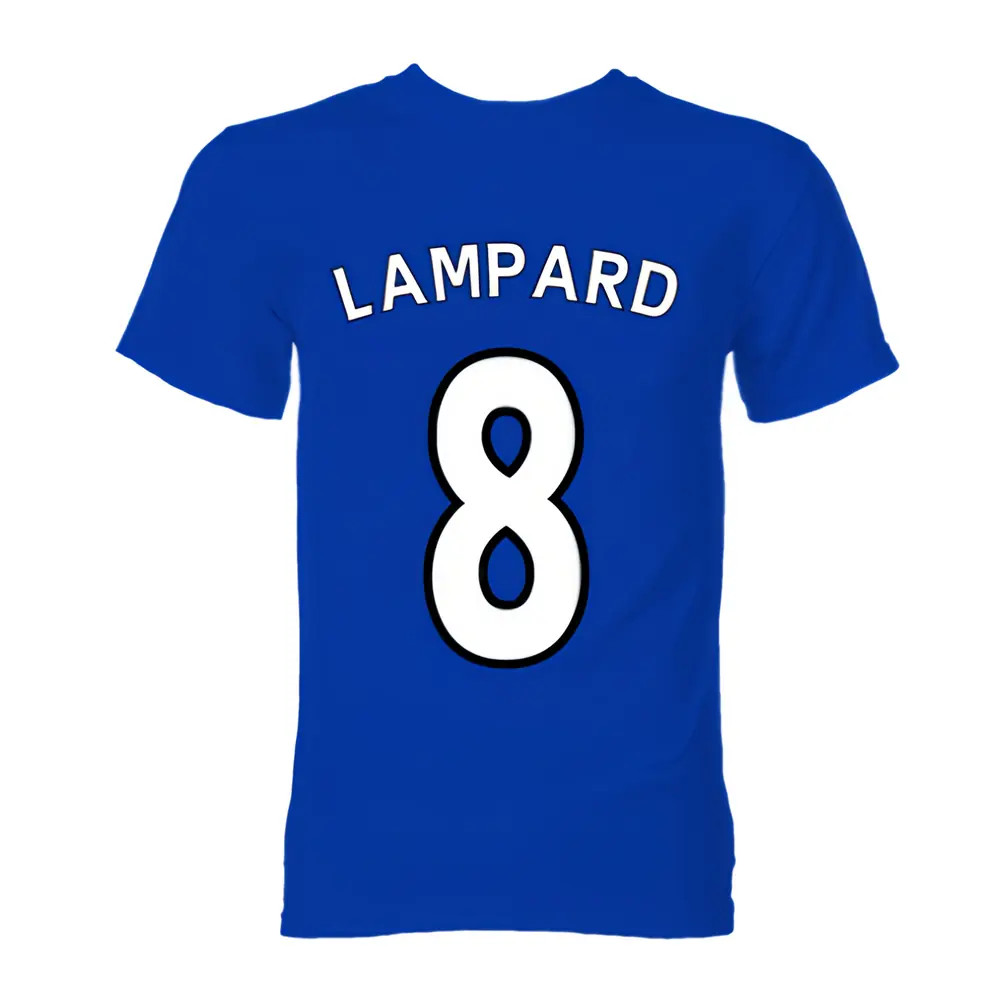 Frank Lampard Chelsea Hero T-Shirt (Blue) Polyester Made By: Gildan Men's Blue Xxl