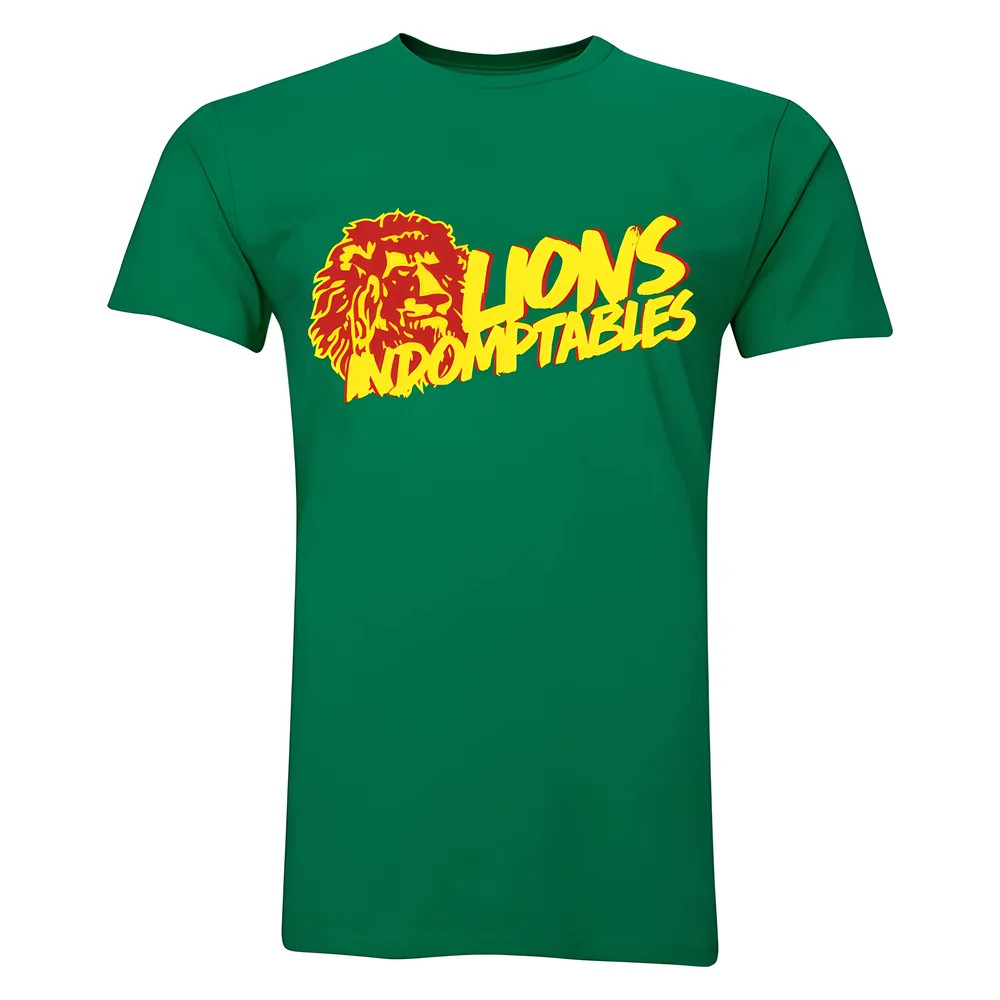 Cameroon Lions Indomptables T-Shirt (Green) Polyester Made By: Gildan Men's Green Medium