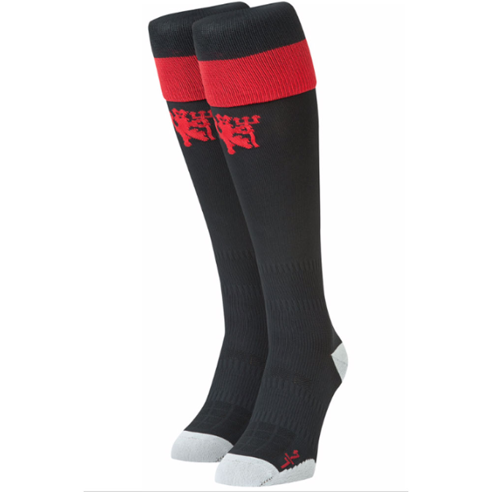 Click to view product details and reviews for 2016 2017 Man Utd Adidas Home Socks Black.
