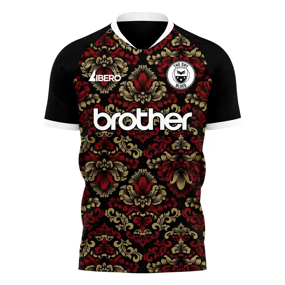 '25-'26 Manchester Blues Away Concept Football Kit (Libero) Polyester Manchester City Made By: Libero Sportswear Men's Brown 4XL