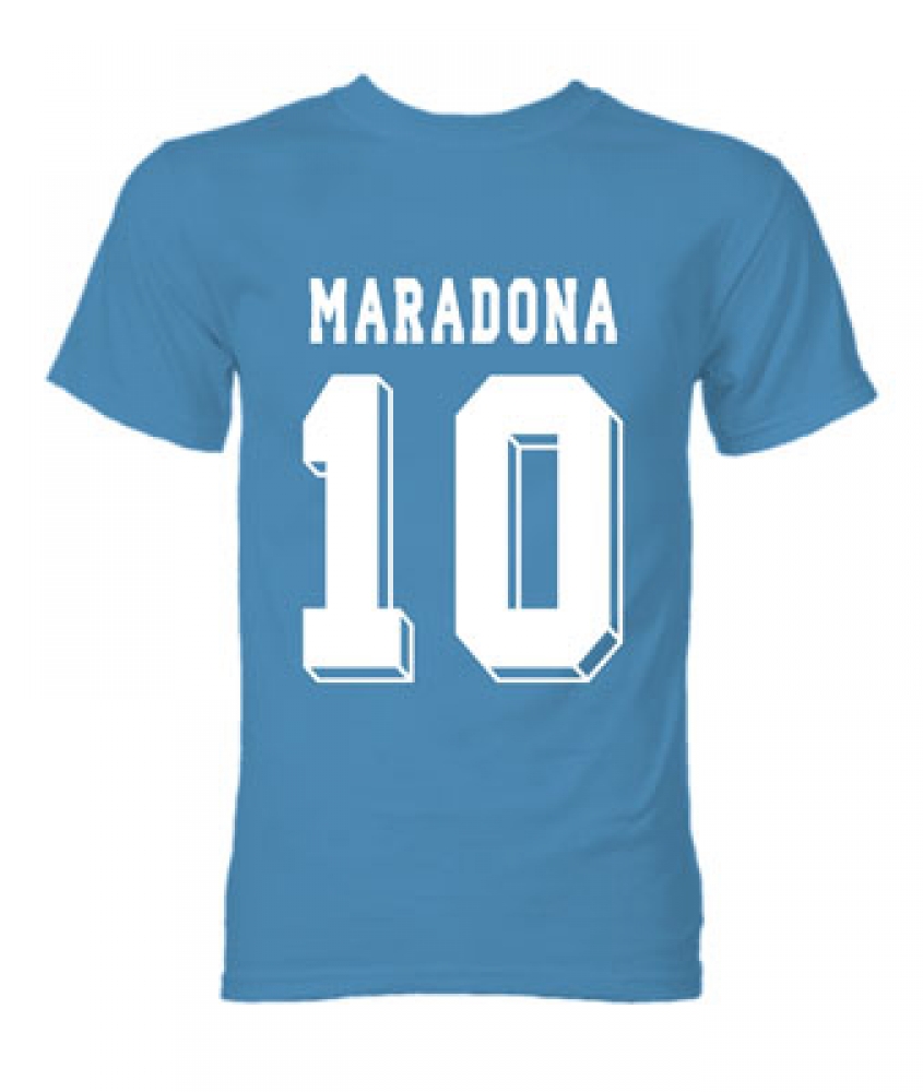Diego Maradona Hero T-Shirt (Sky blue)