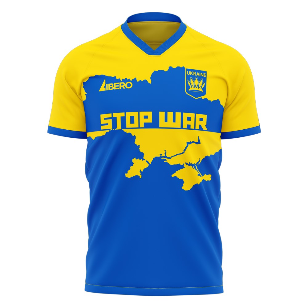 Ukraine national team home firefighting jersey