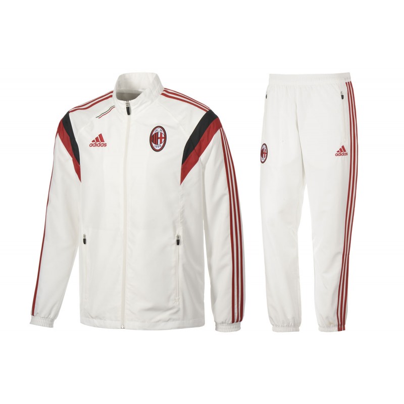 2014-15 AC Milan Adidas Presentation Tracksuit (White)