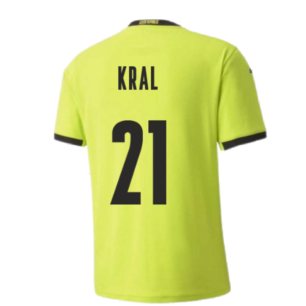2020-2021 czech republic away puma football shirt (kral 21)