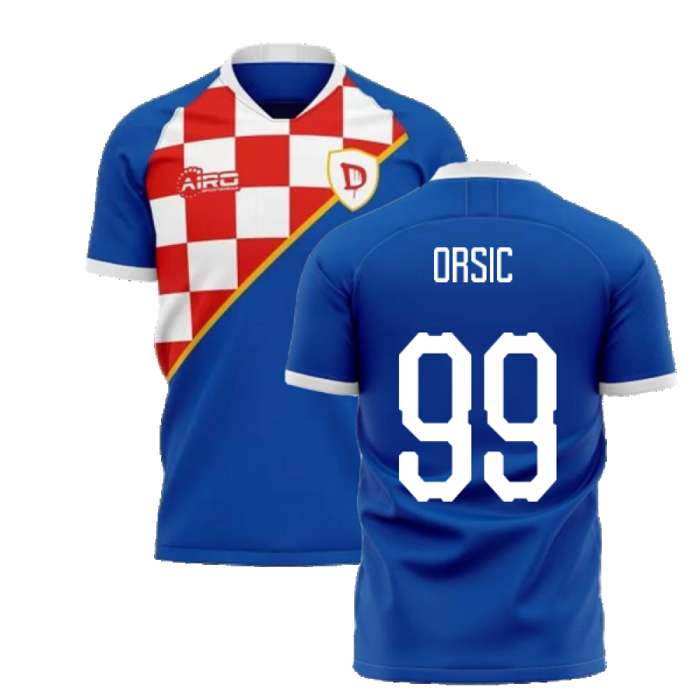 Dinamo Zagreb 20222023 Home Concept Football Kit (Libero) Libero Sportswear US