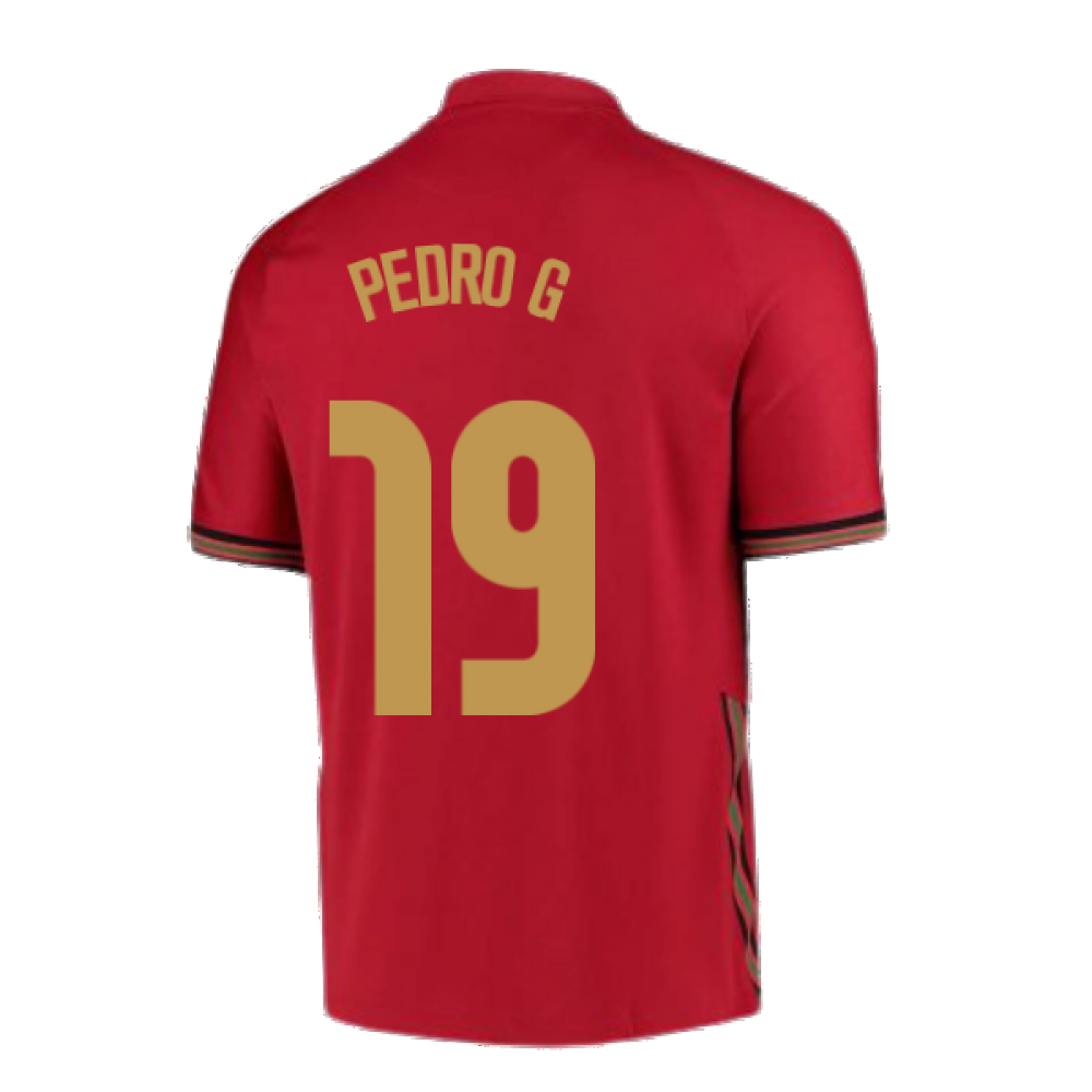 2020-2021 portugal home nike football shirt (pedro g 19)