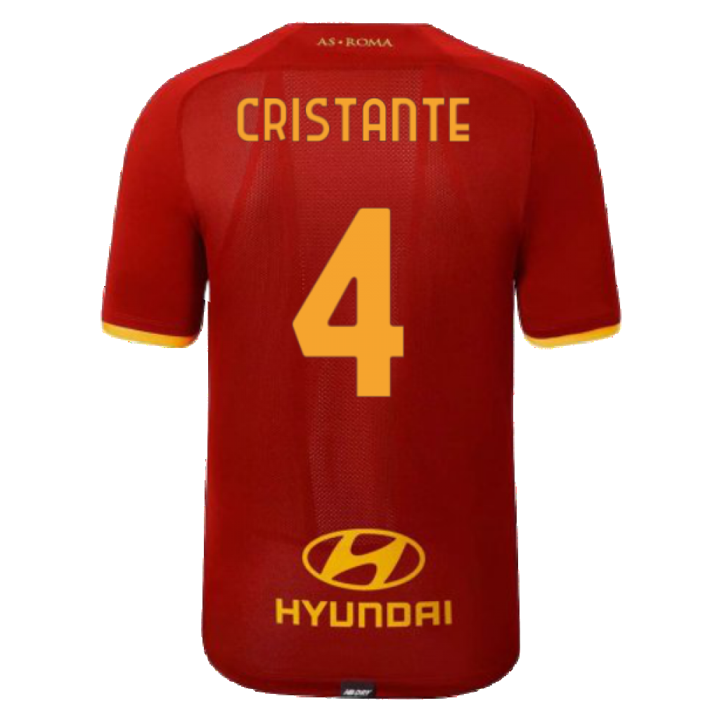 2021-2022 roma home shirt (kids) (cristante 4)