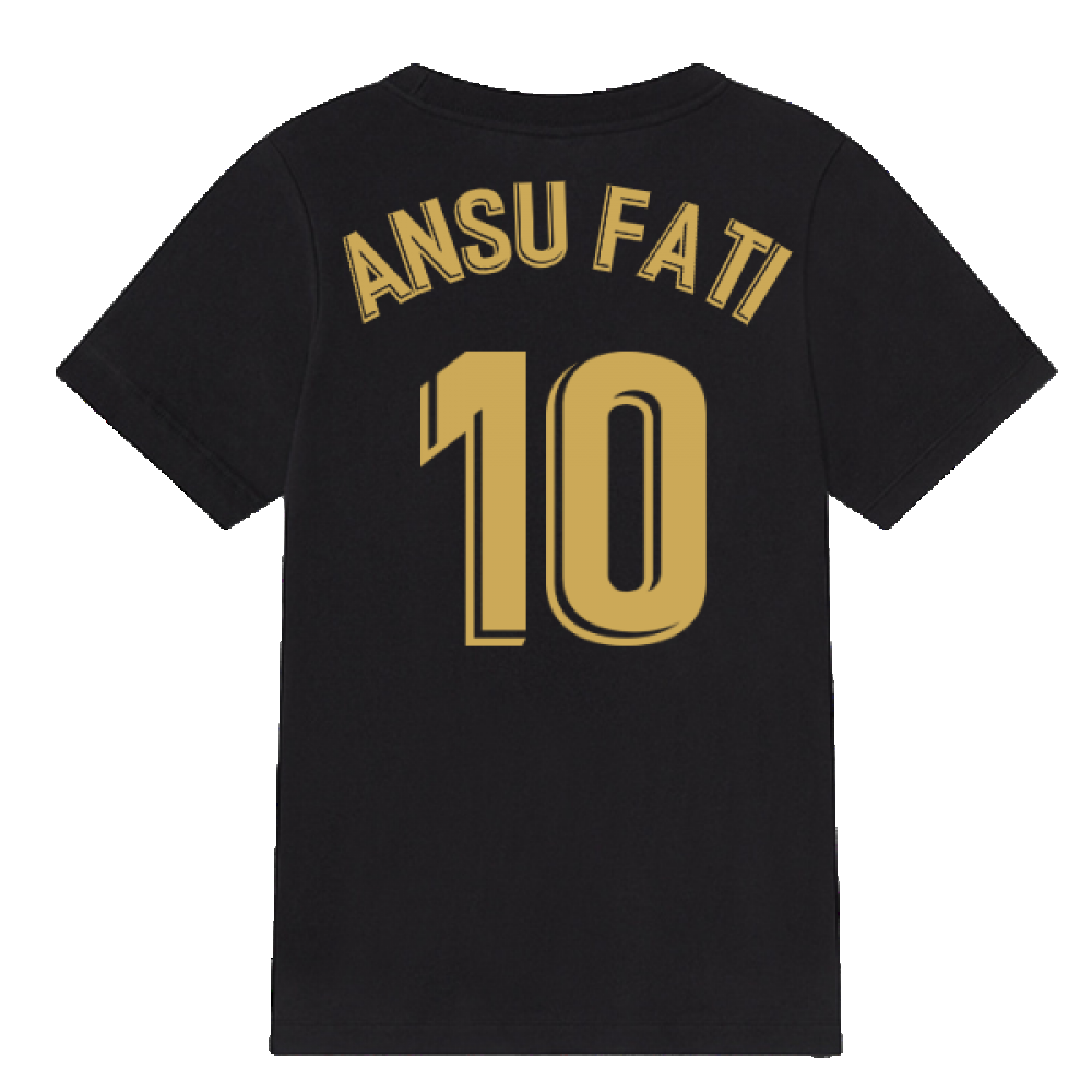Maillot FC Barcelone 2021/22 Ansu Fati #10 Troisième UEFA - Taille M, Couleurs Multiples, Neuf | Édition Champions League
