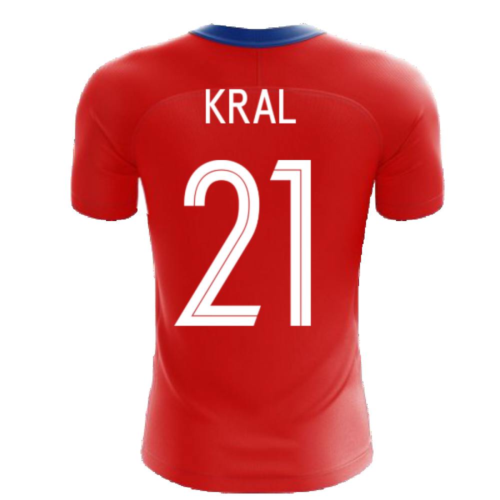 2023-2024 czech republic home concept football shirt (kral 21)