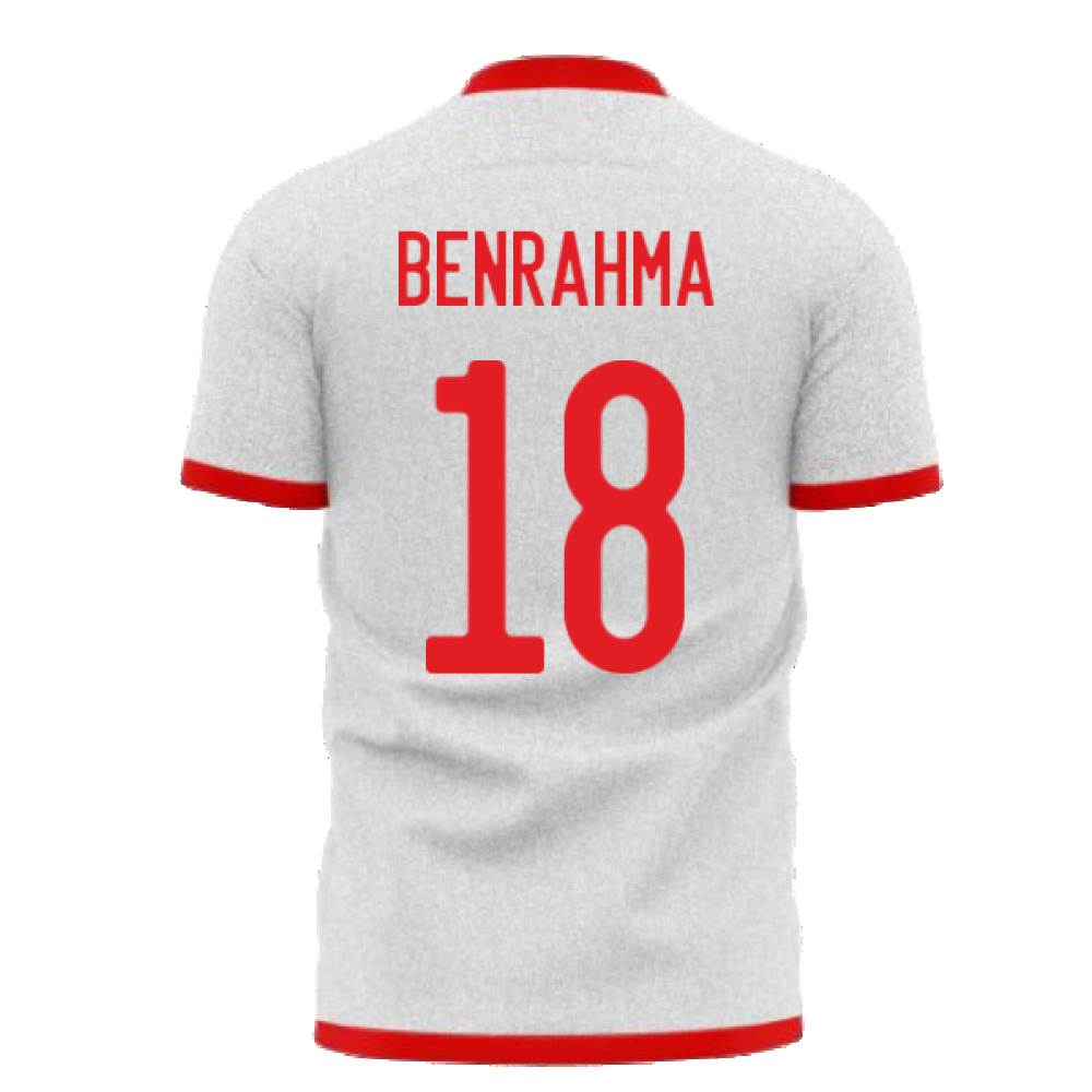 algeria 2023-2024 home concept football shirt (libero) (benrahma 18)