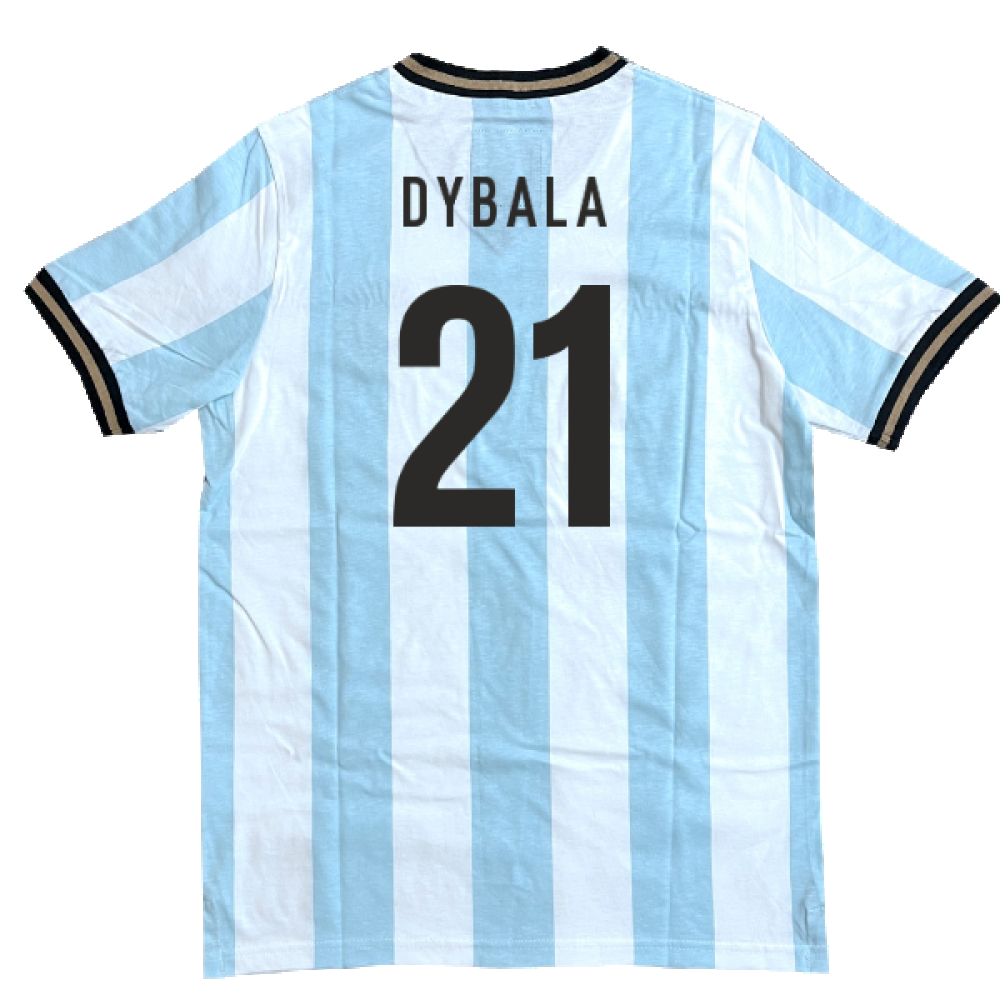argentina el sol albiceleste home shirt (dybala 21)