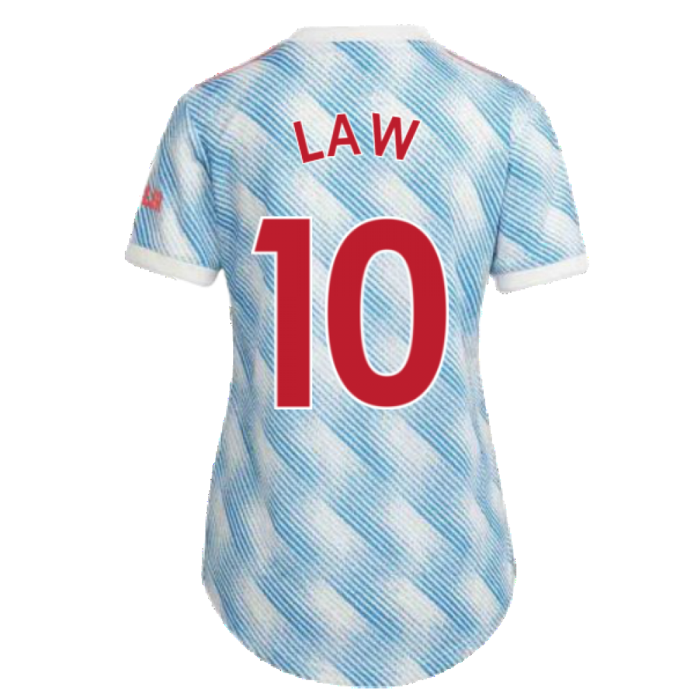 Man Utd 2021-2022 Away Shirt (Ladies) (LAW 10)