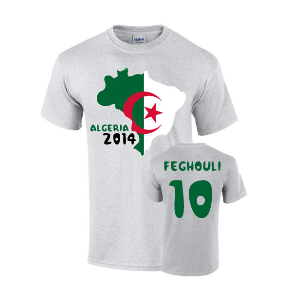 Click to view product details and reviews for Algeria 2014 Country Flag T Shirt Feghouli 10.