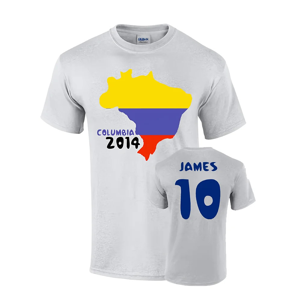 Click to view product details and reviews for Colombia 2014 Country Flag T Shirt James 10.