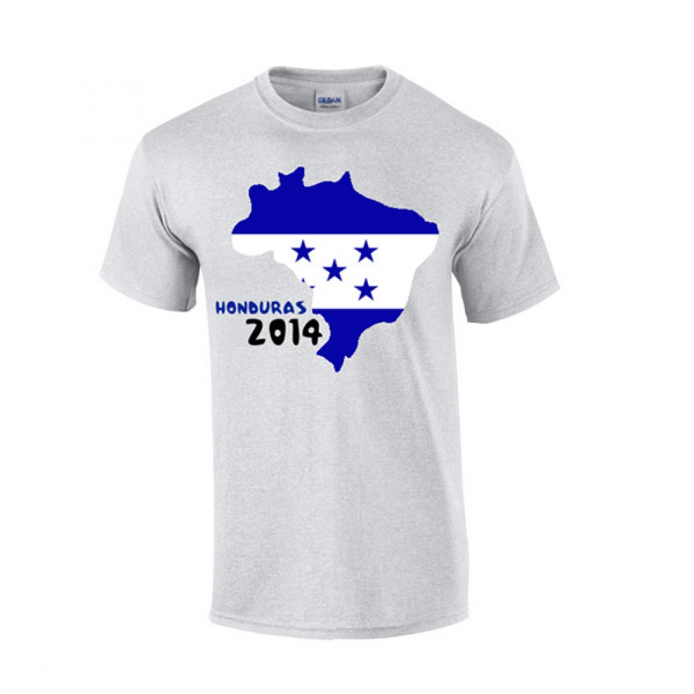 Click to view product details and reviews for Honduras 2014 Country Flag T Shirt Grey.