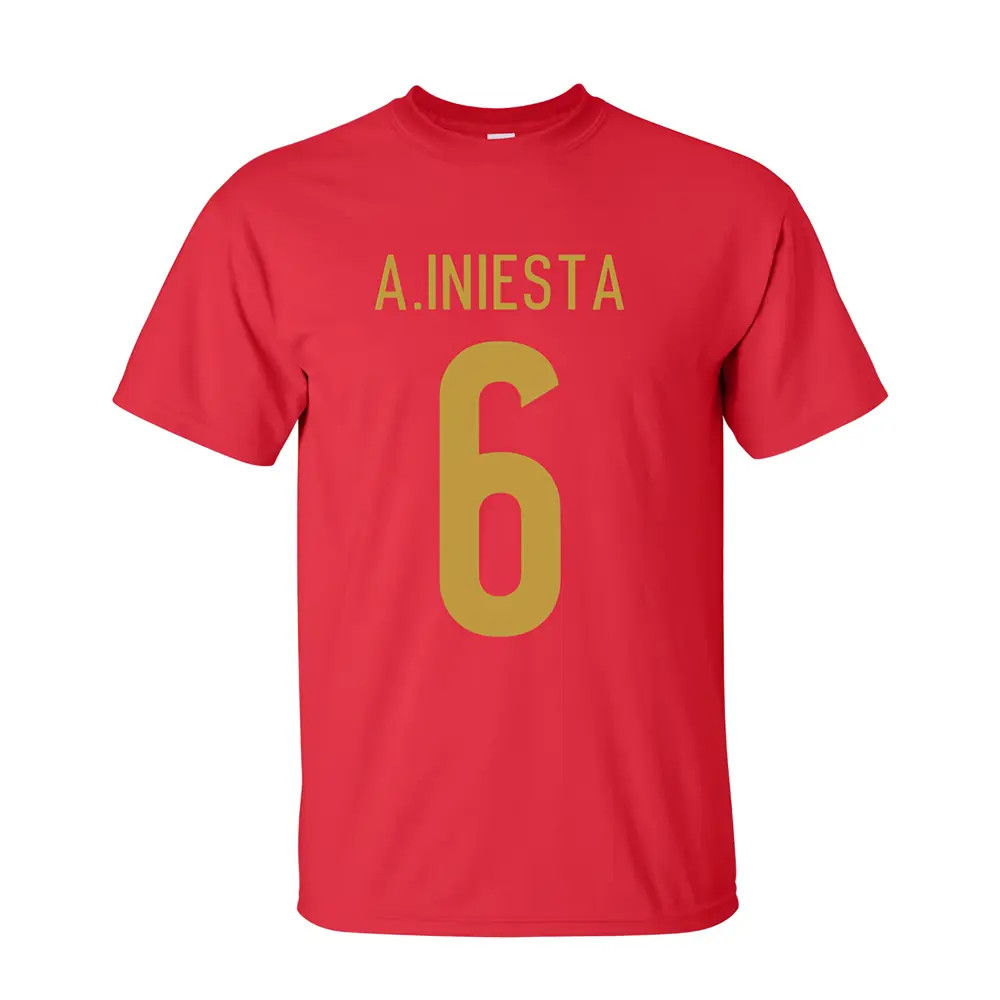 Click to view product details and reviews for Andres Iniesta Spain Hero T Shirt Red.