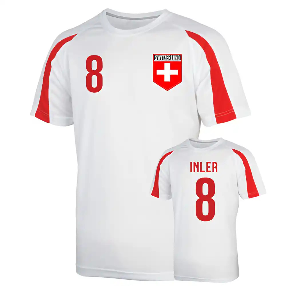Switzerland Sports Training Jersey (Inler 8) - Kids Men's Polyester Uksoccershop Boys White Xxl