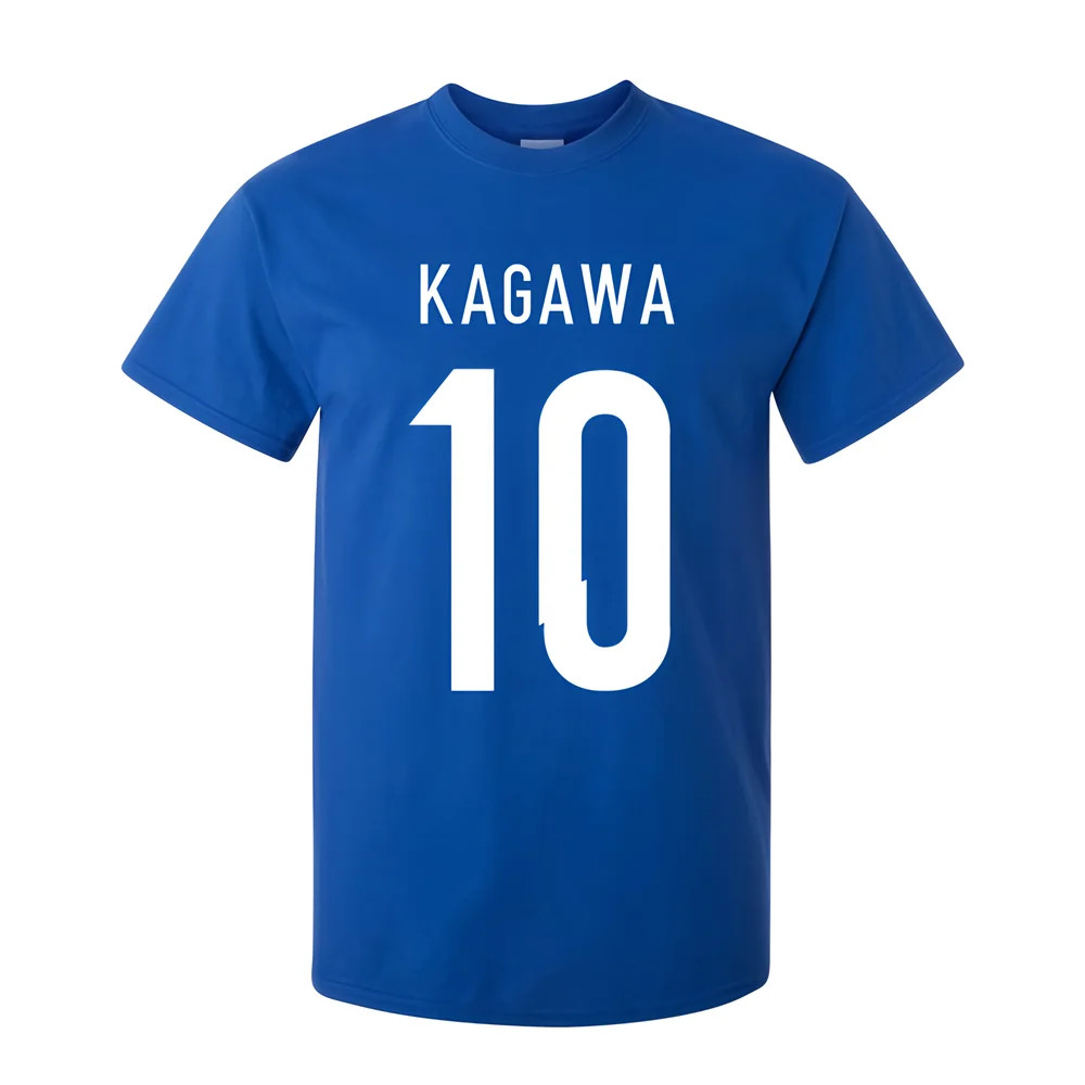 Shinji Kagawa Japan Hero T-Shirt (Blue) Polyester Made By: Gildan Men's Blue Small
