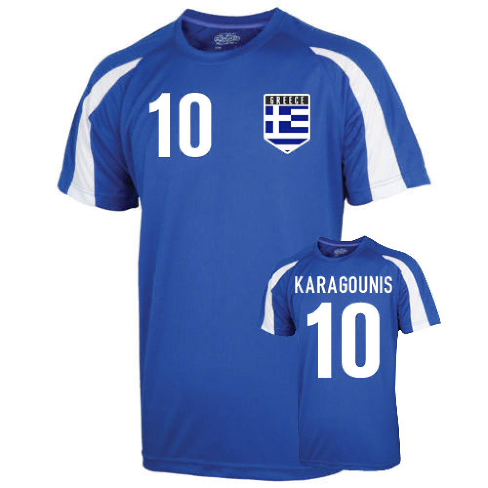 Greece Sports Training Jersey Karagounis 10