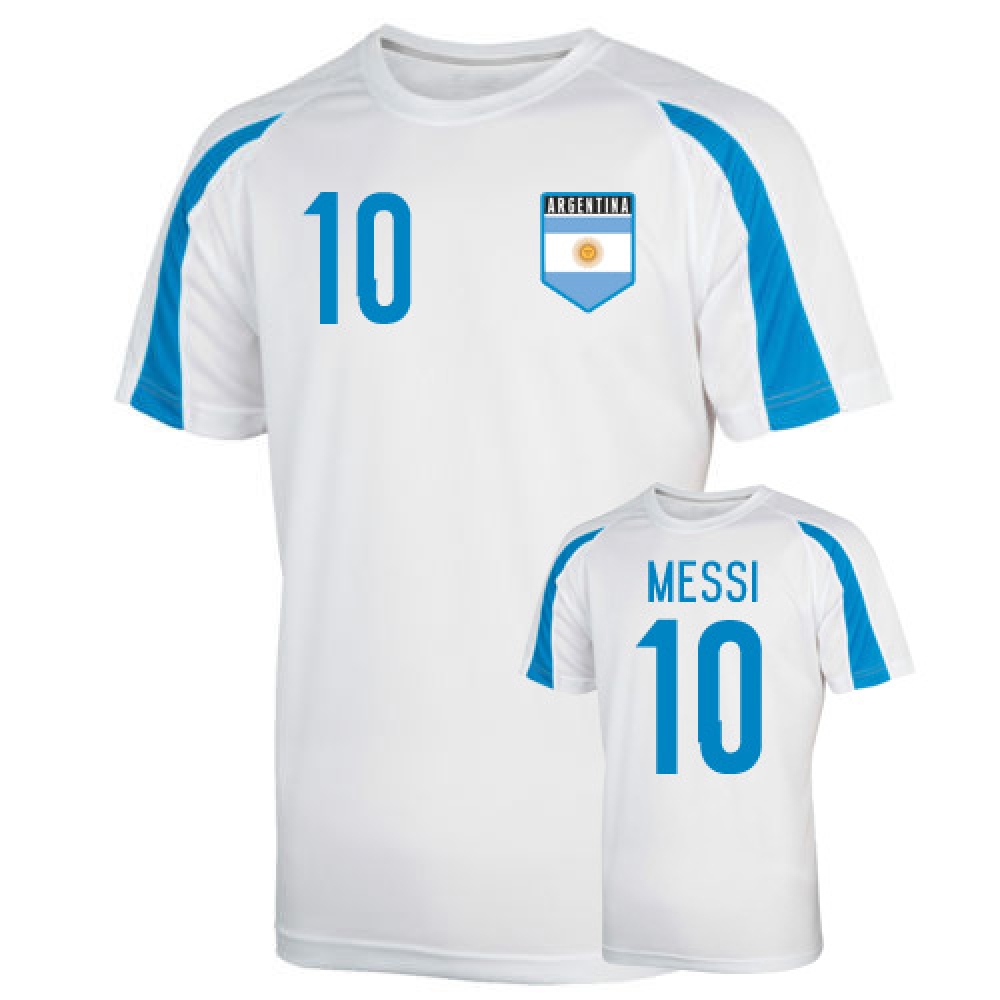 Argentina Sports Training Jersey (Messi 10)