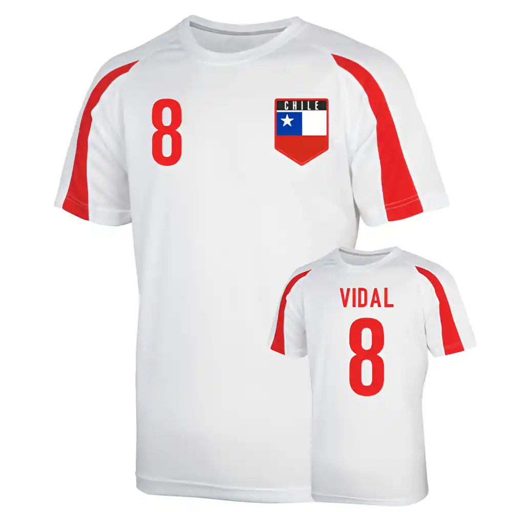 Click to view product details and reviews for Chile Sports Training Jersey Vidal 8 Kids. Click to view product details and reviews for Chile Sports Training Jersey Vidal 8 Kids.