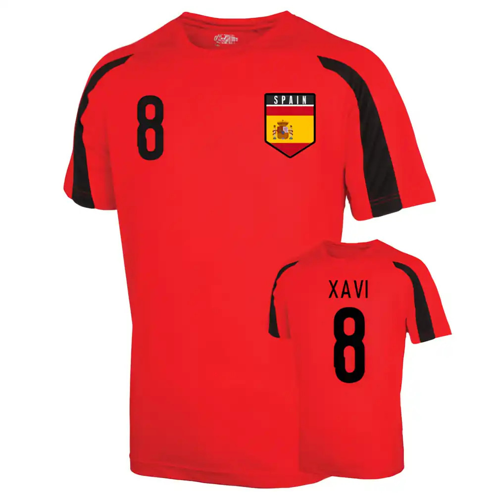 Click to view product details and reviews for Spain Sports Training Jersey Xavi 8.