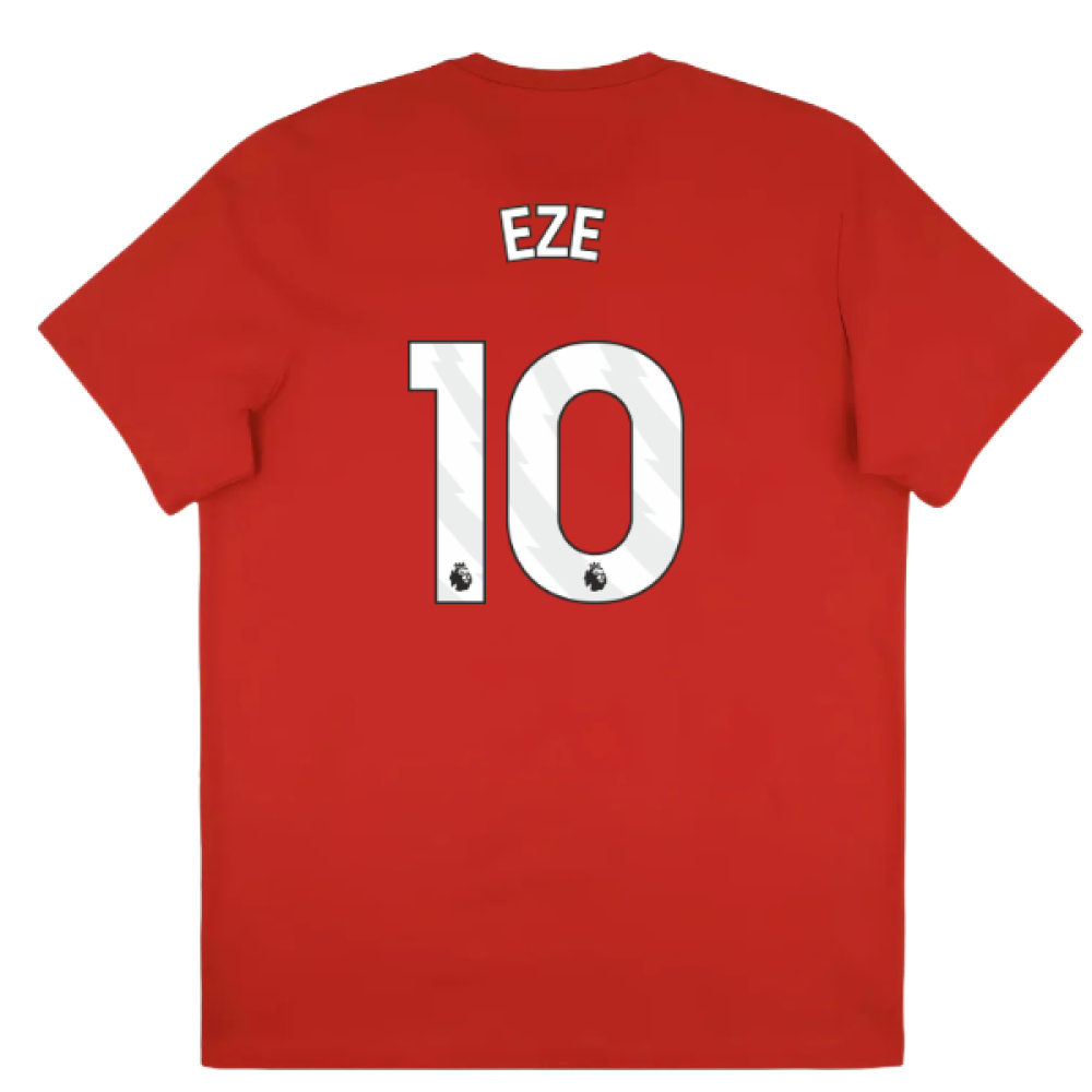 '25-'26 Arsenal Season Graphic Tee (Scarlet) (Eze 10) Polyester Made By: Adidas Men's Red 3XL