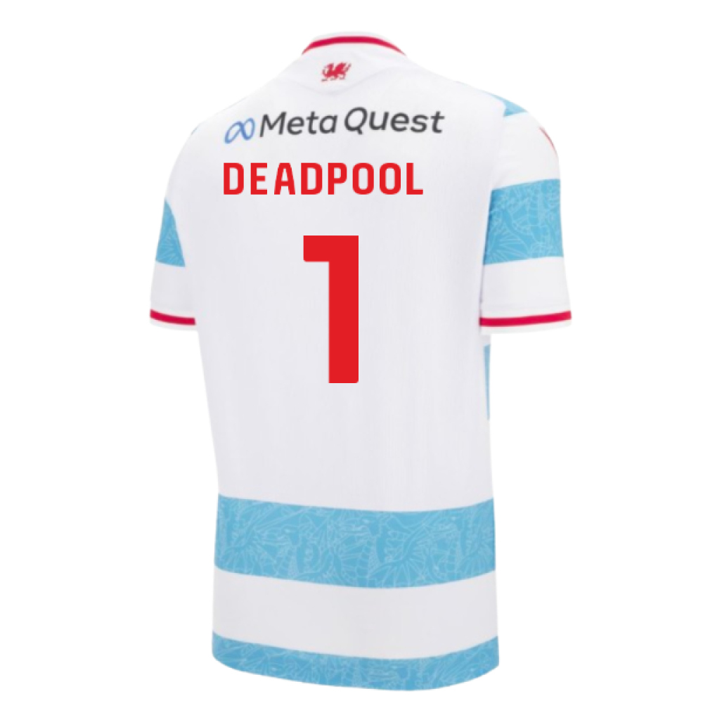 ’25-’26 Wrexham Third Shirt (Deadpool 1) Men’s Blue Polyester Made By: Macron ’25-’26 Wrexham Third Shirt (Deadpool 1) Men’s Blue Polyester Made By: Macron