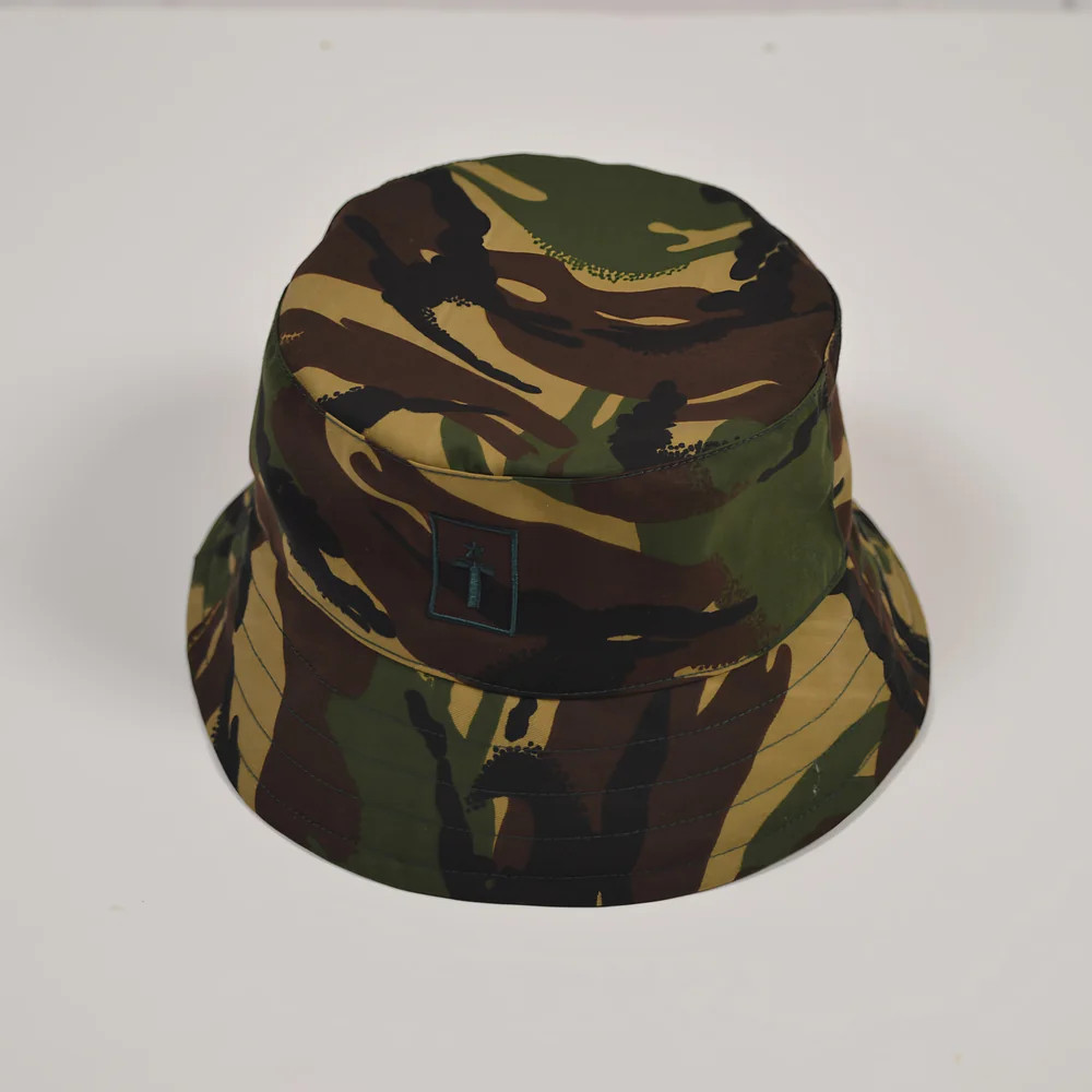 Toffs Heritage Bucket Hat - Camouflage Polyester Men's Black 5XL