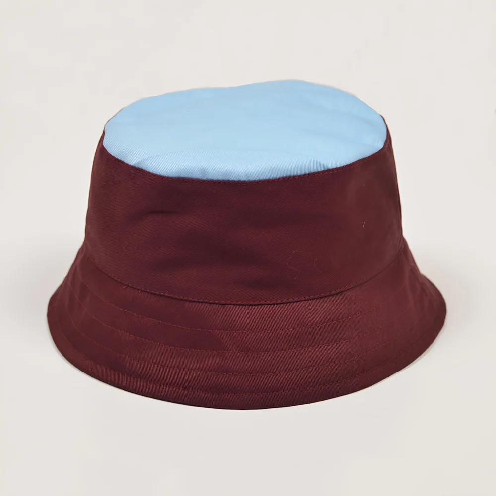 Toffs Bucket Hat - /Sky Polyester Men's Maroon 5XL