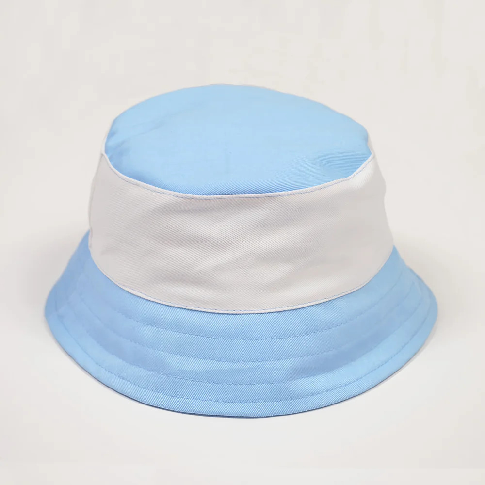 Toffs Bucket Hat - Sky/ Polyester Men's White 5XL