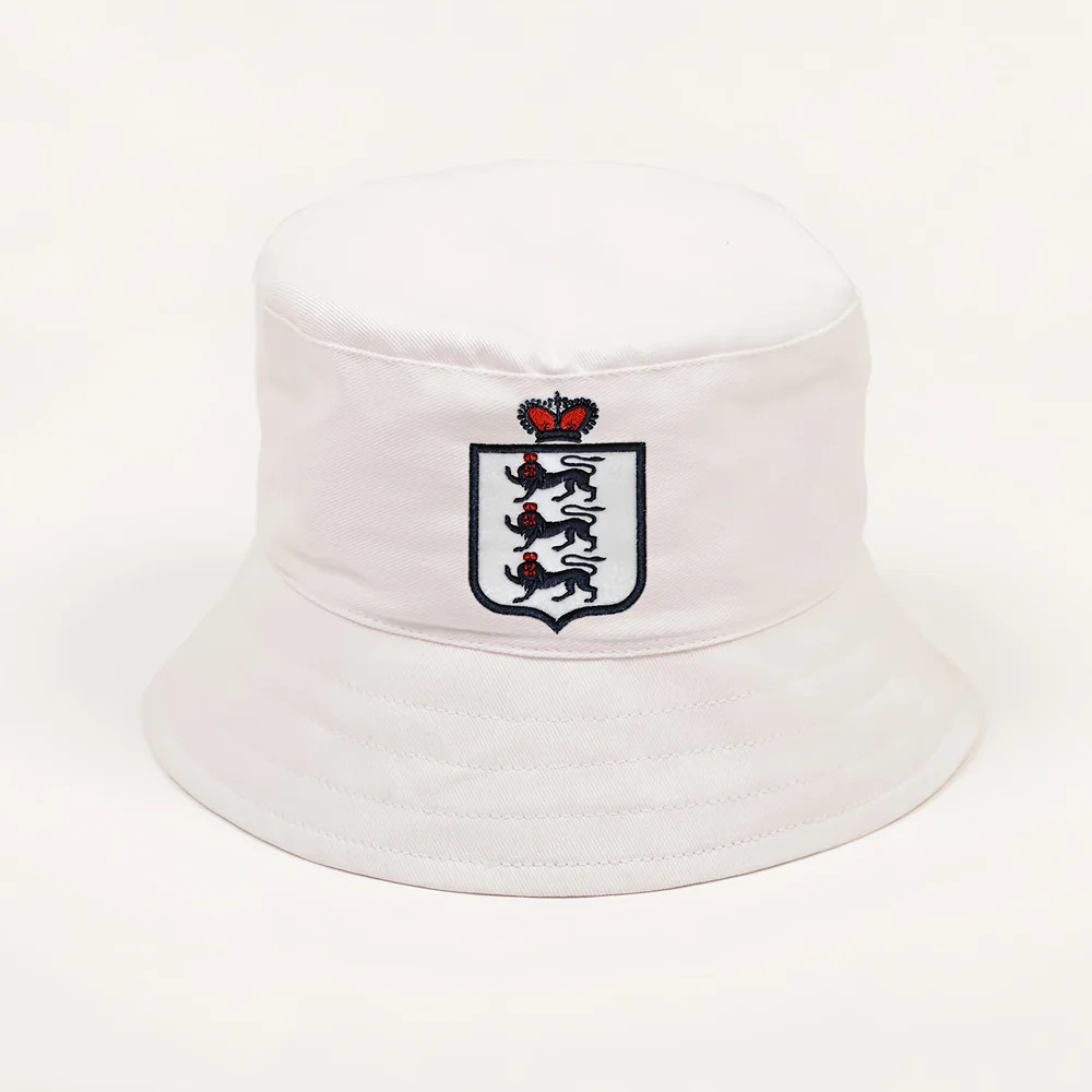 England Bucket Hat Polyester Made By: Toffs Men's White 5XL