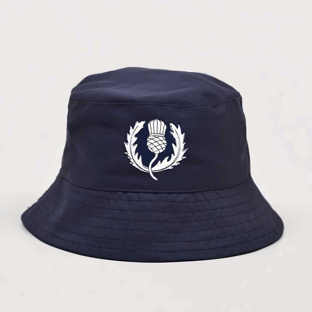 Scotland Rugby Bucket Hat Polyester Made By: Toffs Men's Black 5XL