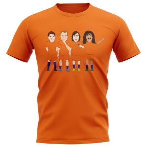 Holland Legend Players Illustration T-Shirt (Orange) Holland Legend Players Illustration T-Shirt (Orange)
