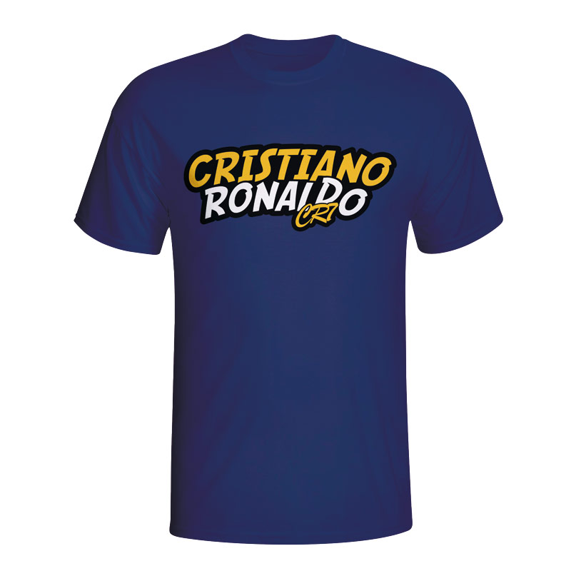 Cristiano Ronaldo Comic Book T-shirt (Navy) - Kids