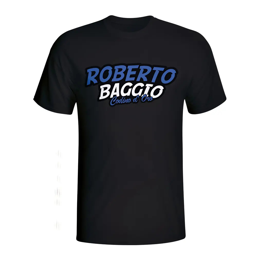 Click to view product details and reviews for Roberto Baggio Comic Book T Shirt Black.