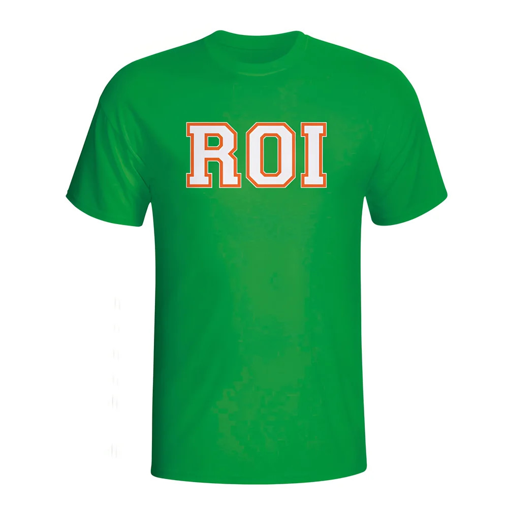 Ireland Country Iso T-Shirt (Green) Polyester Made By: Gildan Men's Green Medium