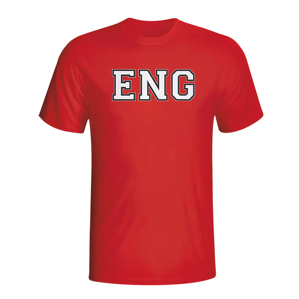 England Country Iso T-Shirt (Red) Polyester Made By: Gildan Men's Red Xxl