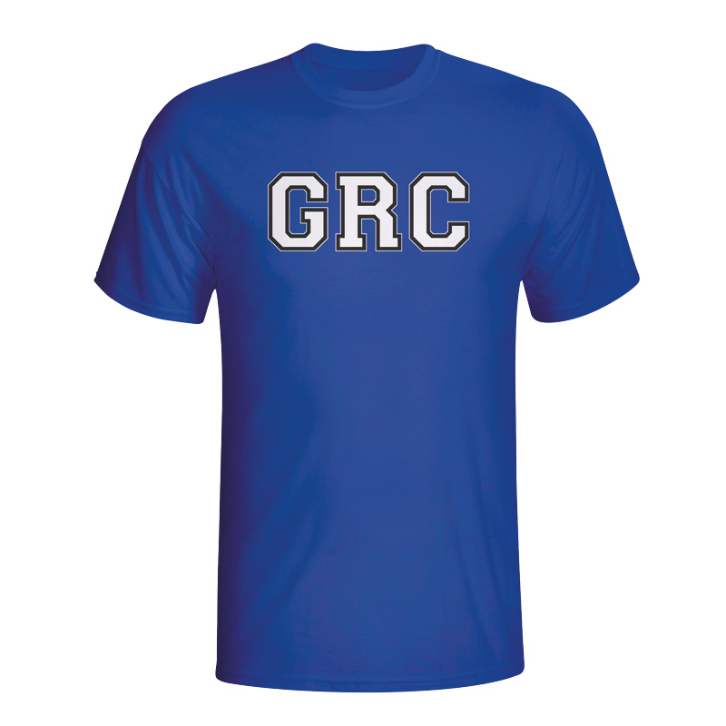 Click to view product details and reviews for Greece Country Iso T Shirt Blue.
