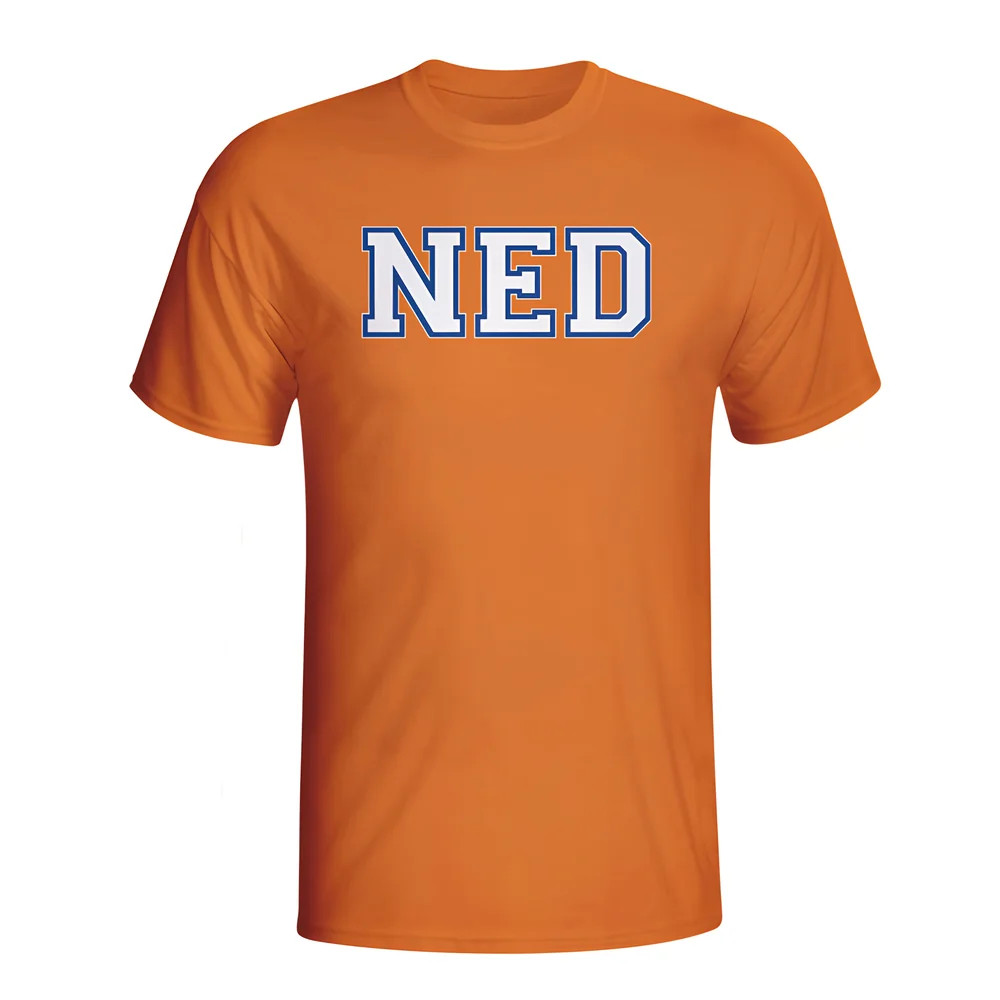 Holland Country Iso T-Shirt (Orange) Polyester Made By: Gildan Men's Orange Medium